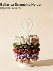 1pc A-Style Ballet Girl Hair Scrunchie Holder, Desktop Hair Accessory Storage Rack, Jewelry Display Stand, Suitable For Vanity Tabletop Use - Multicolor - View 6