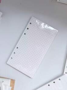 6 Hole A6 Refill Paper, Grid/Dotted/Lined Loose Leaf Planner Inserts, Minimalist Journal Refill Pages For 6 Ring Binder Notebook Budget Planner/Money Tracker Weekly Monthly To Do List A6 Refill Paper - A - View 4