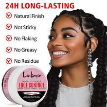 lockmio 250g Edge Control Gel, Long-Lasting Styling Wax For Hairline And Baby Hairs, Natural Frizz-Smoothing Hair Oil Cream For All Hair Types And Styles, Suitable For Men And Women - L-250g-edge-control-gel - View 4