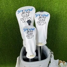 Golf Club Head Cover: A Durable, Golf Accessory Club Head Protector Fun And Cute Rabbit Pattern That Provides The Best Protection For Your Golf The Best Choice For Giving Gifts - White - View 8