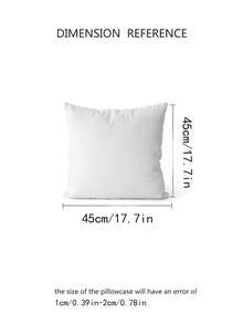 1pc Double-Sided Jacquard Horse & Floral Pattern Cushion Cover, Home Sofa Throw Pillow Case, Without Pillow Insert - Black and White - View 2