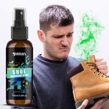 Plant-Powered Foot & Shoe Deodorant Spray, Natural Odor Eliminator With Tea Tree & Mint, 100ml - Tasteless - View 1
