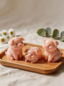 Cute Sitting Pig Silicone Mold, Candle Mold - 3D Pig Design, Suitable For DIY Candles, Resin Crafts, Soap Making - Reusable And Easy To Demold - Handmade Gifts, Home Decor, Birthday Party Decoration - Sitting Pig - View 5