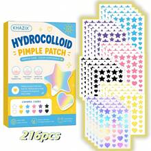 216/1080pcs Star Pimple Patches For Face Hydrocolloid, Absorbing Cover, Tea Tree, Hydrocolloid Acne Patch, Cute Star Pimple - Star - View 9