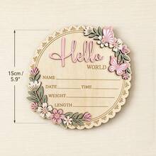 Custom Baby Name Announcement Wooden Sign, Baby Coming Soon, Newborn Welcome Gift, Hospital Sign For Baby Boy Or Baby Girl - Bulletin Board - View 2
