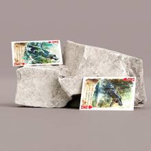 YFOPEN Vintage Prehistoric Dinosaur Playing Cards, Adventure Sketch Style Poker Cards, Double-Sided Decorative Gift Box Card Set - Multicolor - View 10