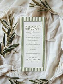 Custom Elegant Minimal Wedding Menu, Personalized Modern Script Dinner Menu, Reception Menu Card, Minimalist Wedding Menu, Engagement Bridal Shower Menu, Anniversary Dinner Menu, Custom Table Card, Wedding Table Decor, Party Dining Menu - Multicolor - View 6