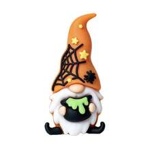 1pc Halloween Party Decoration, Pumpkin Figurine, Ghost Desktop Ornament, Holiday Atmosphere Micro Landscape Decor - Multicolor - View 6