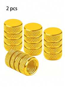 2/4/8pcs Anodized Aluminum Tire Valve Stem Assembly, Corrosion Resistant, Universal Stem Covers For Cars, Trucks, Motorcycles, SUVs And Bicycles - Multicolor - View 13