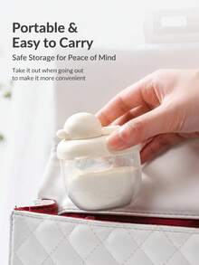 1pc 70ml Portable Baby Formula Storage Box, Travel Milk Powder Dispenser For Newborns - Multicolor - View 7