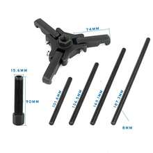 Adjustable 3‑Jaw Harmonic Balancer Puller Kit, Heavy‑Duty Durable Disassembly Tool For Harmonic Damper Removal, For Vehicle Repair & Maintenance - A - View 11