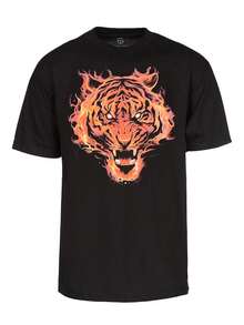 Men T-Shirts - 黑色 - 查看 1