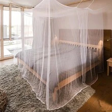 Universal Mosquito Net For Single To King Bed, Rectangular Decorative Canopy, Home Bedroom Bug Protector, Large Size 1PC - Single Door Mosquito Net - White - View 7