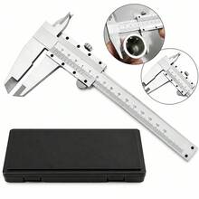 Paquímetro Universal De Precisão Aço Inox Analógico Com Estojo Profissional - Paquimetro - Visão 1