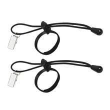 Adjustable Wide Leg Pants Hem Clips - Elastic Pant Leg Straps, Prevent Pants From Dragging On The Floor; Y2K Street Style Fashion Footwear Accessories, Invisible Pant Leg Fixing Clips, Suitable For Jeans, Wide Leg Pants And Fabric Decoration; Made Of Durable Plastic Material, Secure Fixation - Multicolor - View 6