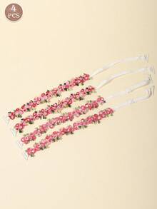 Women's Embroidered Floral Bra Straps, Detachable Bra Straps, Replaceable Lace Trim, Lingerie Accessories - Multicolor - View 19