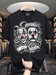 Men T-Shirts - 黑色 - 查看 4