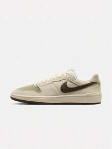 Men's NIKE SB CODE 58 Low-Top Skateboard Shoes IB0108-101 - Mocha Brown - View 1