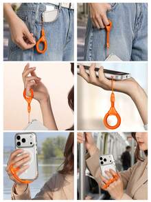 Short Side Mini Hanging Chain Adjustable Length Multi-Function Braided Wrist Strap Compatible With DJI/Bluetooth Earphones/Phones - Multicolor - View 5