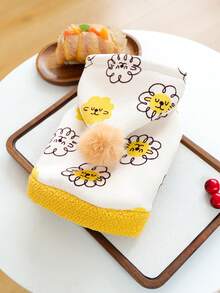 1PC 2026 New Pet Clothes Small Dog Puppy Cat Cute Casual Top Windproof Cold-Proof Cartoon Lion Jacket - Multicolor - View 4