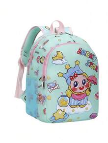 1PC Cartoon Dinosaur, Rabbit, Excavator Backpack, Suitable For Daily Outings, Travel, Can Easily Accommodate Daily Essentials, Versatile Item, Suitable For Various Styles And Occasions. - Multicolor - View 13