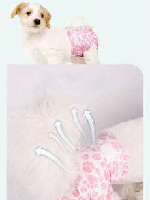 8pcs Disposable Pet Diapers, Soft Material Non-Irritating To Pet Skin, Specially Designed For Pets In Heat, A Thoughtful Gift For Your Pets - Multicolor - View 8