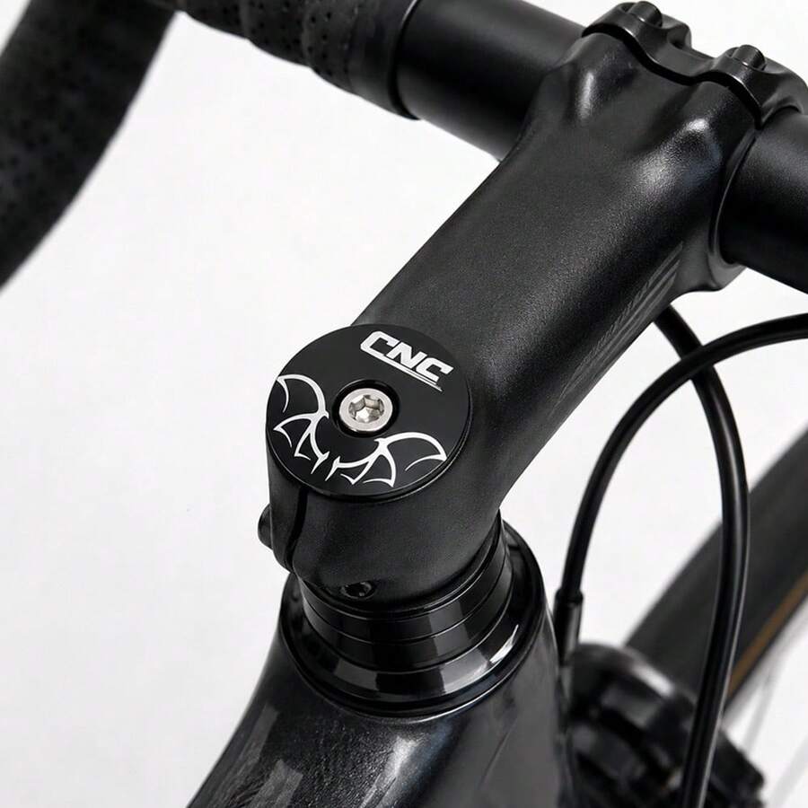CNC 1-1/8 Inch Bike Headset Top Cap With M6 Bolt Aluminum Alloy Fork Stem Cap Cover For MTB Road Bike