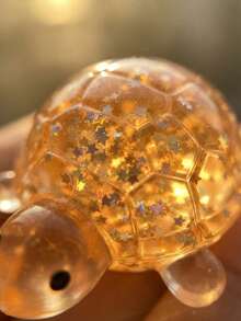 Cute Turtle Squishy Toy Glitter Star Liquid Gel Squeeze Toys Anti Stress Relief Slow Rebound Animal Fidget Toy Desk Decor Gift - Multicolor - View 8
