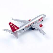 Jett 2 Die-Cast Metal Model Airplane, Suitable For Collection And Holiday Gift - Silver - View 5