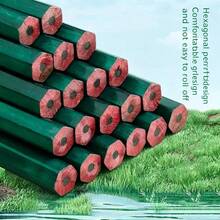 Premium HB Wooden Pencil, 0.3mm Lead, Hexagonal Green Barrel, Suitable For Drawing And Sketching - Essential Office Supplies - A - View 4