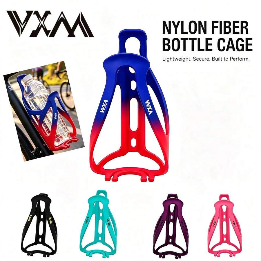 VXM Bicycle Water Bottle Cage Nylon Fiber Lightweight Mountain Bike Road Bike Water Bottle Holder Cycling Accessory - Multicolor - View 1