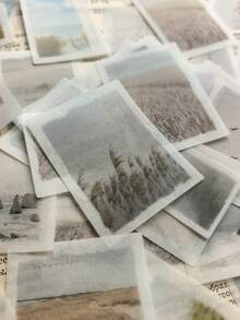 1 Pack 52pcs Landscape Poetry Washi Stickers DIY Scrapbook Diary Material Decals - DT238 - View 2