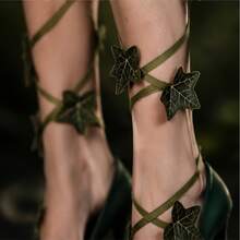 Halloween Green Leaf Leg Wrap Decoration For Women, One Size - View 5