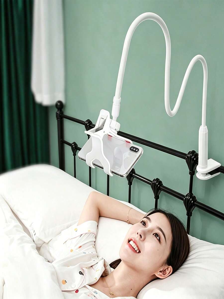 360° Rotating Lazy Phone Tablet Stand | Multi-Functional Desktop & Bedside Hands-Free Phone Holder | Protects Your Neck, Convenient For Binge-Watching