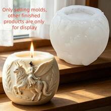SUPWANPENG 1pc Resin Silicone Mold, Vintage Fairy Relief Design DIY Handmade Casting Silicone Mold, Can Make Flower Pots, Pen Holders, Candle Holders, Key Storage Boxes, Compatible With Resin, Gypsum, Clay, Concrete, Cement Materials, Create Desktop Succulent Plant Decor, Suitable For Home Decoration, Valentine's Day, Mother's Day, Father's Day, Christmas Handmade Creative Gift Mold - No BD0665 Mold - View 2