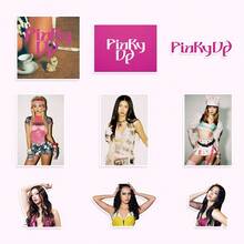 96片貓眼 KATSEYE 貼紙,韓系裝飾 PINKY UP 不對稱塗鴉角色貼紙,韓系裝飾 - A - 查看 6