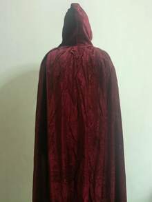 1 buah Jubah Beludru, Cocok untuk Pesta Kostum, Malaikat Maut, Penyihir, Hantu, Setan, Perlengkapan Cosplay - MultiWarna - View 10