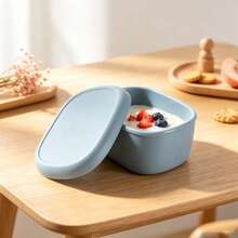 300ml/200ml Silicone Baby Food Container, Mini Lunch Box, Snack Box, Jam Jar, Essential Picnic Utensils, Customizable With Name And Pattern - Multicolor - View 15