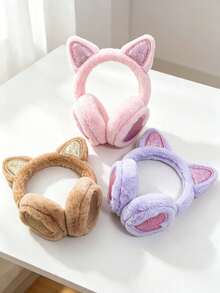 New Girls' Winter Ear Muffs, Cute Korean Style Ear Muffs Set, Ear Covers, Warm And Frost-Proof - Multicolor - View 5