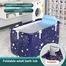 Starry Sky Pattern Foldable Family Swimming Pool, Outdoor Backyard Adult Wading Pool, Large Capacity Water Storage Multi-Function Bathtub - A - View 4