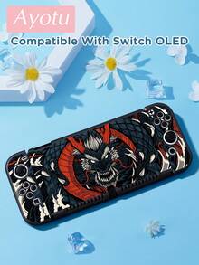 Ayotu 1 قطعة بطانية حماية بتصميم نمط التنين متوافق مع Switch 2/Switch NS/Switch OLED/Switch Lite، بطانية ناعم من مادة TPU للجيل الجديد، بطانية حماية عالمي لوحدة التحكم بالألعاب، بطانية حماية لوحدة تحكم Switch، اكسسوارات ألعاب Switch، مضاد للسقوط، مضاد للانزلاق، مضاد للخدش، أنيق، هدية صيفية/هدية العودة إلى المدرسة/هدية عيد الحب/هدية الذكرى السنوية. - مشاهدة 10