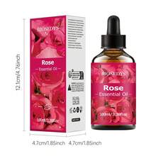 Riosedys 30ml/60ml/100ml Rose Essential Oil, Long-Lasting Rose Scent, Diffuser Refill, Bedroom Soothing Oil, Car Fragrance, Holiday Gift. - Rose - View 12