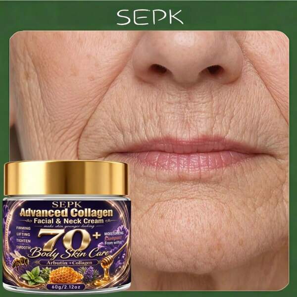 SEPK Creme Firmador e Levantador, Rico em Retinol. Minimiza Visivelmente Rugas e Linhas Finas. Deixa a Pele com Aparência Mais Suave e Firme. Para Olheiras, Pescoço, Testa, Linhas de Sorriso, Lábios, Preenchimento