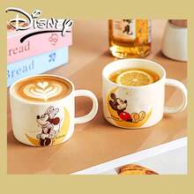 Disney 官方正版聯名可愛卡通陶瓷馬克杯，居家水杯牛奶杯，Light Thoughts 美食時光 - 彩色 - 查看 6