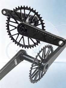 ZRACE GR01 碎石/山地單車齒盤，40T 42T 44T，相容於 M9100 / M8100 / M7100 / M6100 / MT900 搖臂 - 黑色 - 查看 4