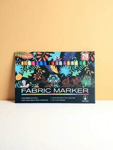 20/40 Colors Fabric Markers, Fine Tip Fabric Painting Pens, Washable Non-Bleeding T-Shirt Painting Pens, Canvas DIY Hand-Drawn Pens, Back To School Halloween Arts And Crafts Supplies - Fabric Marker - View 8
