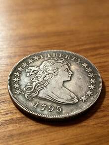 American 1795 Commemorative Coin Collection Statue Of Liberty Coin Souvenirs Crafts Ornaments USA Coin Lucky Coin,Bust-Style Antique Craft Commemorative Coin - Multicolor - View 4