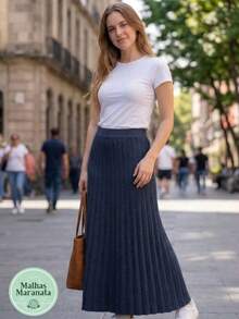 Women Sweater Skirts - 離開 - 查看 5