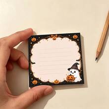 Halloween Themed Decorative Memo Pad, Suitable For Journaling, Crafting And Office Notes, Room Decor Home Decor Halloween Decor - A - View 7
