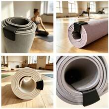 2/1pc Yoga Mat Clip Non-Slip Yoga Mat Fixing Buckle Anti-Loose Fitness Mat Keeper Portable Roll Mat Fixing Clip No-Tie Storage Tool For Home And Gym, Home Exercise Accessory - Multicolor - View 6